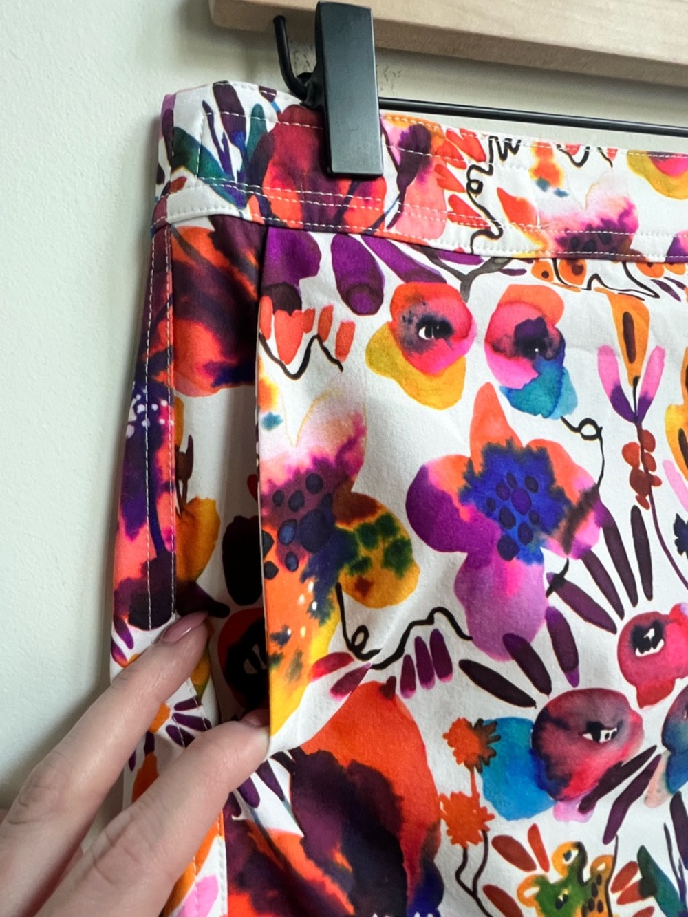 RipSkirt Hawaii Wrap Skirt Pocket posie pink Floral Tropical Adjustable Beach - Picture 6 of 11